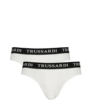 TRUSSARDI BRANDED ELASTIC Packung mit 2 Slips Wei&szlig; - Herrenslip - 1
