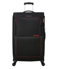 AMERICAN TOURISTER AIR WAVE Gro&szlig;er Einkaufswagen SCHWARZ ROT - Halbharte Trolleys - 1