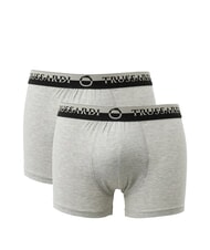 TRUSSARDI DOUBLE ELASTIC Packung mit 2 Boxershorts grau meliert - Herrenslip - 1