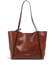 THE BRIDGE ICONS Leder-Shopper-Tasche mit Clutch BRAUN - Damentaschen - 1