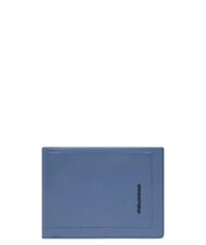 PIQUADRO ATLAS Flaches Leder-Kartenetui und M&uuml;nzfach - Brieftaschen Herren