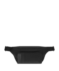 PIQUADRO P16PLUS SPCIAL Bauchtasche aus recyceltem Stoff und Leder Schwarz - H&uuml;fttaschen - 1