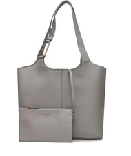 COCCINELLE CAMPIONARIO - BRUME Schultertasche, Leder hellgrau - Damentaschen - 1