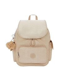 KIPLING CITY PACK S Rucksack glitzerndes Beige - Damentaschen - 1