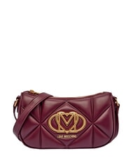 LOVE MOSCHINO EMBOSSED Schultertasche, doppelt tragbar Wein - Damentaschen - 1