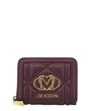 LOVE MOSCHINO EMBOSSED Kleine Geldb&ouml;rse mit Rei&szlig;verschluss - Brieftaschen Damen