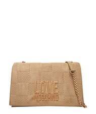 LOVE MOSCHINO PATCHY Schultertasche mit Kette - Damentaschen