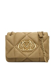 LOVE MOSCHINO EMBOSSED Kleine Schultertasche mit Kette - Damentaschen