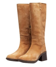TIMBERLAND BELLEVAUX Lederstiefelette mittelbraunes Wildleder - Damenschuhe - 1