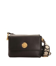 COCCINELLE CAMPIONARIO - LIYA SIGNATURE Schultertasche aus geh&auml;mmertem Leder Schwarz - Damentaschen - 1