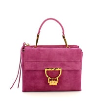 COCCINELLE CAMPIONARIO - ARLETTIS SUEDE DROPLET Mini-Ledertasche mit Schulterriemen Fruchtfleisch rosa - Damentaschen - 1