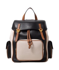 COCCINELLE CAMPIONARIO - CAMPUS TRICOLOR Lederrucksack noir/lambs/cuir - Damentaschen - 1