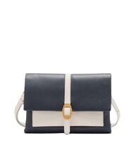 COCCINELLE CAMPIONARIO - DORIAN BICOLOR Schultertasche aus Leder midnig.b/blanco - Damentaschen - 1