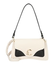 COCCINELLE CAMPIONARIO - C-ME BICOLOR Schultertasche mit Schultergurt wei&szlig;/schwarz - Damentaschen - 1