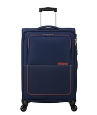 AMERICAN TOURISTER AIR WAVE Mittlerer Trolley, ausziehbar marineblau/orange - Halbharte Trolleys - 1