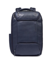 PIQUADRO CRONUS 14-Zoll-Laptop-Rucksack aus Leder Blau - PC-Rucks&auml;cke - 1