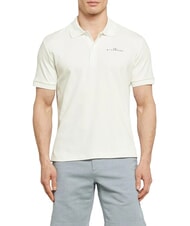 JOHN RICHMOND FERGUSON Kurzarm-Poloshirt wei&szlig;e Wolkent&auml;nzerin - Herren-Polo-Shirts/Herren-Polo-Shirt/Herrenpoloshirt/Herrenpoloshirts - 1