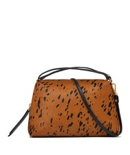 GIANNI CHIARINI ALIFA Handtasche mit Schulterriemen Cognac-Schwarz - Damentaschen - 1