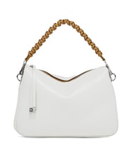 GIANNI CHIARINI MIA Tasche aus geh&auml;mmertem Leder mit Schultergurt wei&szlig;e Natur - Damentaschen - 1