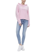 TOMMY HILFIGER TH Baumwoll-Sweatshirt, lange &Auml;rmel ikonisches Pink - Sweatshirts Damen - 1
