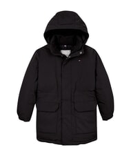 TOMMY HILFIGER TH Kapuzenjacke Schwarz - Kinder Jacken - 1