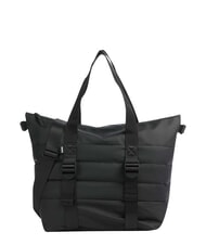 RAINS PUFFER Schultertasche mit Schultergurt Schwarz - Damentaschen - 1
