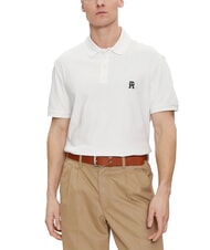 TOMMY HILFIGER TH Kurzarm-Poloshirt Wei&szlig; - Herren-Polo-Shirts/Herren-Polo-Shirt/Herrenpoloshirt/Herrenpoloshirts - 1
