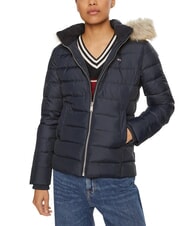 TOMMY HILFIGER TH JEANS Daunendecke dunkle Nachtmarine - Daunenjacken f&uuml;r Damen - 1