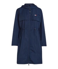 TOMMY HILFIGER TH JEANS Lange Jacke dunkle Nachtmarine - Damenjacken - 1