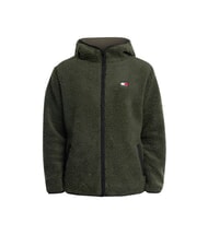 TOMMY HILFIGER TH JEANS Sweatshirt mit Tasche und Kapuze M&uuml;digkeit gr&uuml;n - Sweatshirts Herren - 1