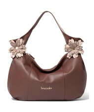 BRACCIALINI SOFIA Schultertasche, Leder braun - Damentaschen - 1
