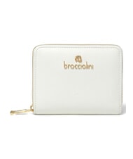 BRACCIALINI BASIC Damen-Ledergeldb&ouml;rse Wei&szlig; - Brieftaschen Damen - 1