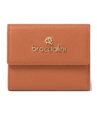 BRACCIALINI BASIC Kleines Lederportemonnaie braun - Brieftaschen Damen - 1