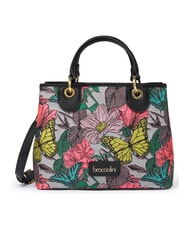 BRACCIALINI JACQUARD Handtasche mit Schulterriemen mehrfarbig schwarz - Damentaschen - 1