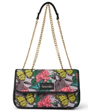 BRACCIALINI JACQUARD Schultertasche / Umh&auml;ngetasche mehrfarbig schwarz - Damentaschen - 1