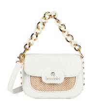 BRACCIALINI CHAIN Mini-Handtasche mit Schulterriemen Wei&szlig; - Damentaschen - 1