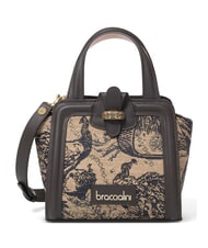 BRACCIALINI CARPET Handtasche mit Schulterriemen braun - Damentaschen - 1