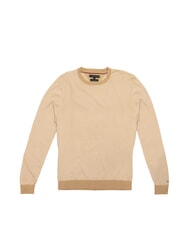 TOMMY HILFIGER TH Pullover aus Baumwollmischgewebe Klassisches Rosa / Optisches Wei&szlig; - Herrenpullover - 1
