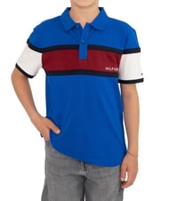 TOMMY HILFIGER KIDS BIMBO Poloshirt aus Baumwolle Ultrablau - Kinder-T-Shirt - 1