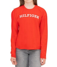TOMMY HILFIGER KIDS BIMBA Lang&auml;rmeliges T-Shirt tiefrot - Kinder-T-Shirt - 1