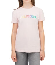 TOMMY HILFIGER KIDS BIMBA M&auml;dchen-T-Shirt verspieltes Rosa - Kinder-T-Shirt - 1