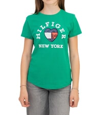 TOMMY HILFIGER KIDS BIMBA Baumwoll-T-Shirt - Kinder-T-Shirt