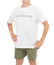 JOHN RICHMOND RUNDAVO T-Shirt + Shorts wei&szlig;e Wolkent&auml;nzerin - Trainingsanz&uuml;ge f&uuml;r Kinder - 1