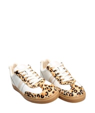 SERAFINI COURT Ledersneakers wei&szlig;er Milchleopard - Damenschuhe - 1