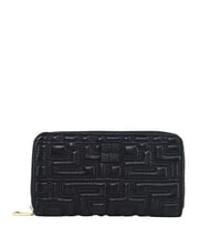 YNOT STITCH Rei&szlig;verschluss-Geldb&ouml;rse SCHWARZ - Brieftaschen Damen - 1