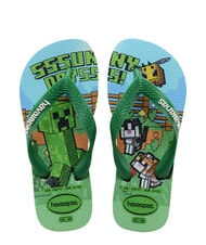 HAVAIANAS MINECRAFT Flip-Flops gr&uuml;n 4 - Kinderschuhe - 1