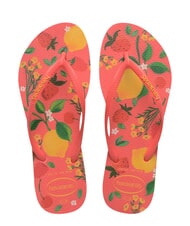 HAVAIANAS SLIM SUMMER BLISS Flip-Flops tropische Korallen - Damenschuhe - 1