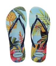 HAVAIANAS  SLIM TROPICAL Flip-Flops Blau Blau - Damenschuhe - 1