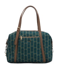 YNOT AUDREY Schultertasche mit Allover-Logo - Damentaschen