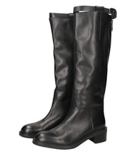 MARC ELLIS ME25 Hoher Stiefel, 4,5 cm Absatz, aus Leder Schwarz - Damenschuhe - 1